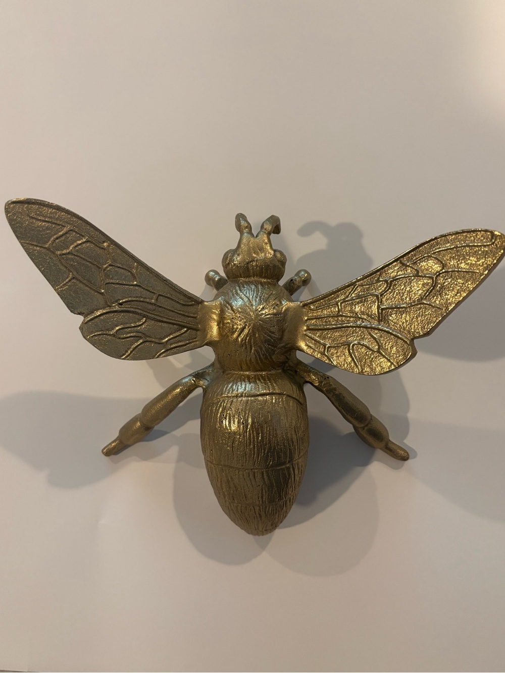 Metallic Gold Bee Decorative Piece